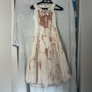 Girls Halloween Bloody Dress (sz 12)